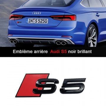 RS5 badge emblème autocollant sticker logo A5 S5 RS S Audi Coffre Couvercle Coffre Arrière Hayon 