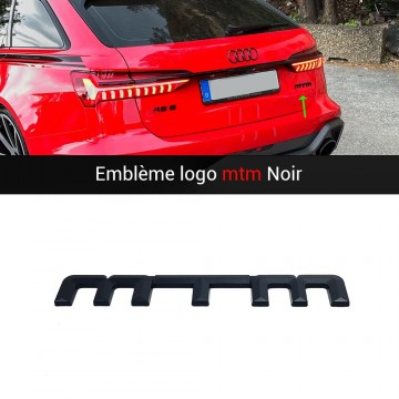 Emblème logo MTM Noir...