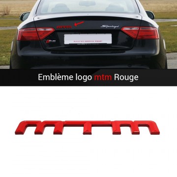 Emblème logo MTM Rouge...
