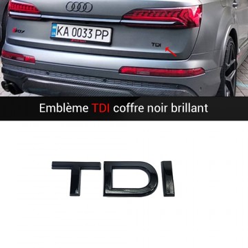 Emblème logo TDI  arrière...