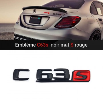 Emblème Logo arrière C63s...
