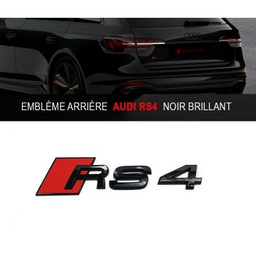 Emblème RS4 arrière coffre...